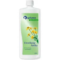 Spitzner Massage Einreibung Arnika - Erotik-Massageöle: Beschleunigt die Regeneration bei Verletzungen und lindert Gelenkschmerzen mit kühlendem Arnikaextrakt und entspannenden ätherischen Ölen.