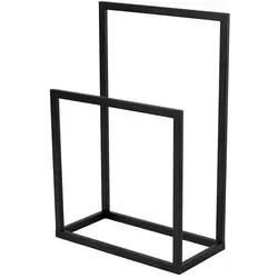 Scandinavia Concept Garderobenständer Schwarz - Funktional & Dekorativ - Stylischer Kleiderständer aus robustem Metall (B)60 x (H)90 x (T)25 cm, ideal zur Aufbewahrung und Präsentation von Kleidung. Dekoration nicht enthalten.