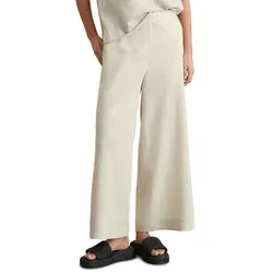 Marc O'Polo Culotte beige 38 - Stoffhosen in silky stone, aus 90% Lyocell und 10% Leinen, leicht und atmungsaktiv, ideal für einen lässigen Look im Sommer.