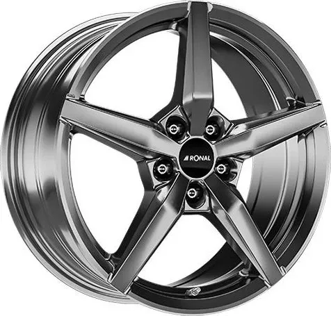 Ronal R69 Alufelge 7.5x17 ET30 - LK5/112 ML66.5 in Magnetic Grey - Elegante Alufelge für Kfz, 7.5x17 Zoll, ideal für stylische Fahrzeuge. Robuste Bauweise und modernes Design sorgen für eine ansprechende Optik.