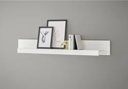 INOSIGN Wandboard Cantara - Modernes Hängeregal mit Ablagefach - Wandboards - Vielseitiges Wandregal mit stabiler Holzwerkstoffstruktur und max. Belastbarkeit von 3 kg. Ideal für moderne Wohnstile und in Eiche Evoke oder Weiß erhältlich.