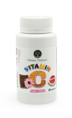 Immun Vitamin C mit Propolis und Echinacea, Halsschmerzen - 100mg, 60 Tabletten