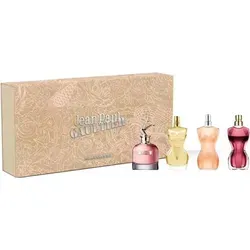 Jean Paul Gaultier Miniatur-Set für Damen, 4-teilig - Duft-Sets für Damen: Entdecken Sie die verführerischen Düfte La Belle, Scandal, Classique und Divine in einem perfekten Geschenk-Set für jeden Anlass.
