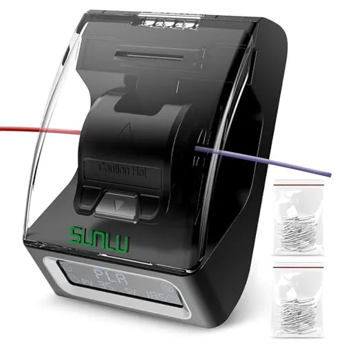 Filamentverbinder mit 400 PTFE Schlauch, SUNLU Filament Connector für 1,75mm 3d Drucker Filament, Filamentspleißer Kompatibel mit PLA PETG TPU ABS PA Nylon