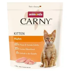 ANIMONDA Cat Carny Kitten Trockenfutter für Kätzchen Huhn 350g