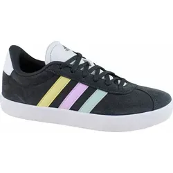ADIDAS Kinder Freizeitschuhe VL Court 3.0 Kids - Sneaker aus Wildleder mit vulkanisierter Außensohle im Skate-Style, ideal für Kinder. Bequem dank weichem Futter und leichter Dämpfung, hergestellt aus 20% recycelten Materialien.