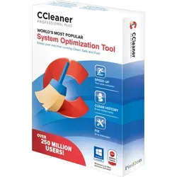 CCleaner Professional Plus - PC-Optimierungs-Tool zur schnellen Bereinigung und Aktualisierung von Softwaretreibern für bis zu 3 Geräte. Schützen Sie Ihre Privatsphäre und verbessern Sie die Leistung Ihres Computers.
