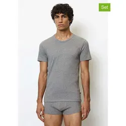 Marc O'Polo T-Shirt Iconic Rib (2er Pack) - Basic-Shirts mit figurnaher Passform, elastisch für höchsten Tragekomfort und vielseitige Kombinationsmöglichkeiten für jeden Anlass.