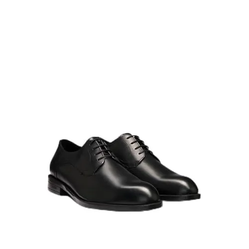 BOSS Tayil Derb bunl - Eleganter Schnürschuh aus hochwertigem Leder, ideal für festliche Anlässe oder das Büro, mit fußfreundlicher Textil-Innenausstattung für optimalen Tragekomfort.