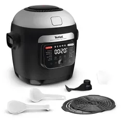 Tefal ActiFry Multicook-Kochgerät - Schwarz/Silber - Entdecken Sie mit dem Tefal ActiFry neue Kochmöglichkeiten! Genießen Sie vielseitige Zubereitung mit 14 Programmen und einfacher Bedienung für köstliche Mahlzeiten.