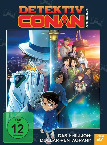 Detektiv Conan: Das Millionen-Dollar Pentagram - 27. Film - Spannender Anime-Film über Conan und Heiji in Hakodate, wo sie einen mysteriösen Mord und den Juwelendieb Kaito Kid aufklären müssen. Hochwertige Animation und packende Handlung erwarten dich!