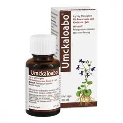 Umckaloabo flüssig 20 ml - Dr. Willmar Schwabe - Arzneimittel zur Unterstützung bei Atemwegserkrankungen, hilft die Symptome zu lindern und das Wohlbefinden zu steigern.