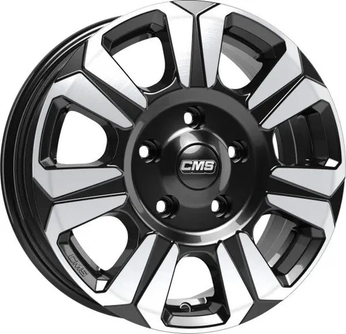 CMS C31 Alufelge schwarz 6.5x16 ET60 - LK5/160 ML65.1 - Elegante CMS C31 Alufelge in Schwarz, ideal für individuelle Fahrzeuggestaltungen. Robuste Bauweise für eine hohe Langlebigkeit und ansprechendes Design. Perfekt für dein Auto! Kategorie: Felgen & Reifen für Kfz.