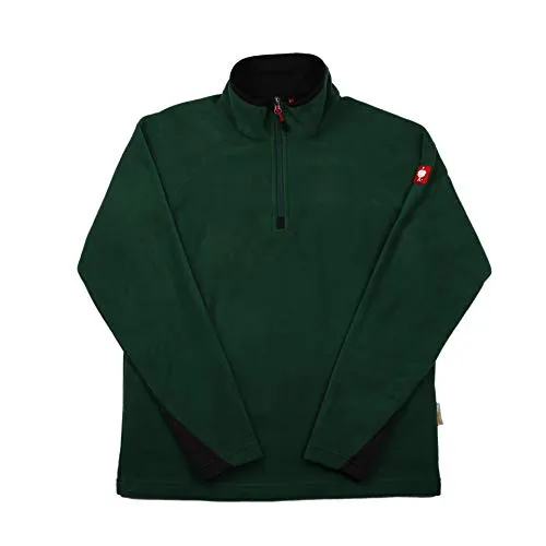 Engelbert Strauss Herren Fleecepullover Troyer dryplexx Micro, Farbe:grün, Größe:M