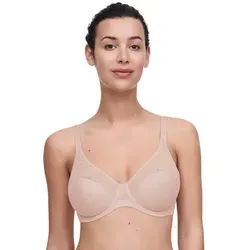 Chantelle Norah Chic Bügel-BH 75E Soft Pink - Funktionsunterwäsche mit extraflacher grafischer Spitze für optimalen Halt und elegante Optik.