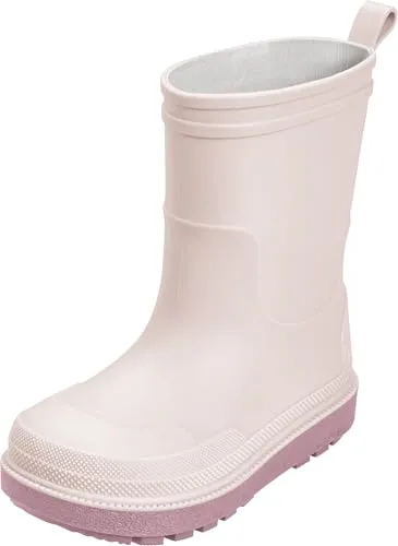 Playshoes Regenstiefel Unisex Kinder Gummistiefel, Rosa, 27 EU - Gummistiefel für Kinder, wasserdicht und aus leichtem TPE-Material, ideal für regnerische Tage. Mit UV-Beständigkeit und der Möglichkeit, separat erhältliche Stiefelsocken zu integrieren.