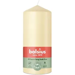 Bolsius: Stumpenkerze 130/68mm - Haferbeige (6 Stück)