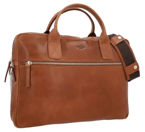 Gusti Umhängetasche Leder Elijah - Vintage Aktentasche für Alltag und Beruf - Elegante Umhängetasche aus hochwertigem Leder im Vintage-Stil. Ideal für den Alltag, mit ausreichend Platz für Handy, Geldbörse und mehr. Perfekt für Beruf und Freizeit.