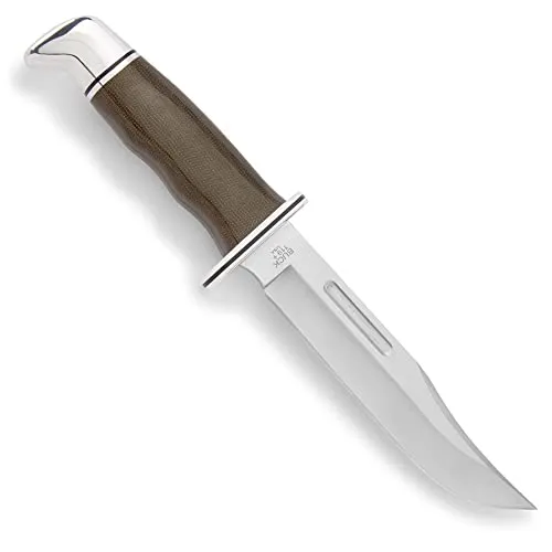 BUCK Special 119 Pro Micarta Messer - Robustes Outdoor Jagdmesser - Taschenmesser: Hochwertiges Gürtelmesser mit Micarta-Griff für optimalen Halt und Langlebigkeit in der Natur.