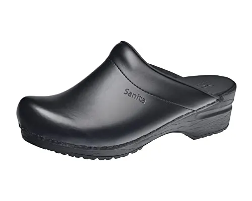Sanita Sonja PU Offener Clog - Clogs für Damen mit anatomisch geformtem Fußbett, handgemacht aus hochwertigem Leder für maximalen Komfort und langanhaltende Haltbarkeit.