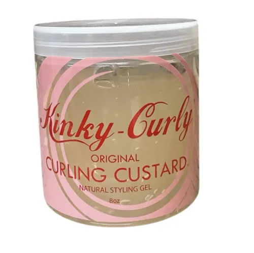 Kinky Curly Original Curling Custard - Styling Gel 236ml - Styling-Gel für definierte Locken, langanhaltenden Halt und brillante Glanz, ideal für die Pflege von lockigem Haar.