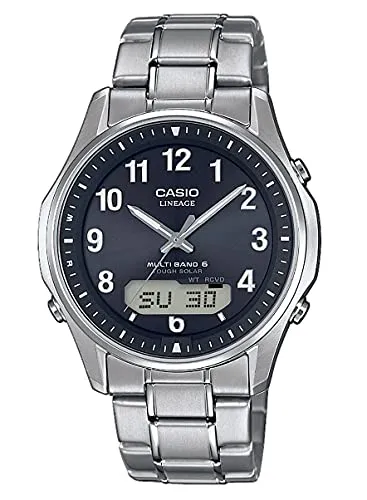 CASIO Herren Armbanduhr Analog Quarz Titan LCW-M100TSE-1A2ER - Armbanduhren für Herren mit Funksignalempfang, Solarbetrieb und massivem Titangehäuse für höchste Präzision und Langlebigkeit.