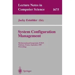 System Configuration Management 9th International Symposium, SCM-9 Toulouse, France, September 5-7, 1999 Proceedings