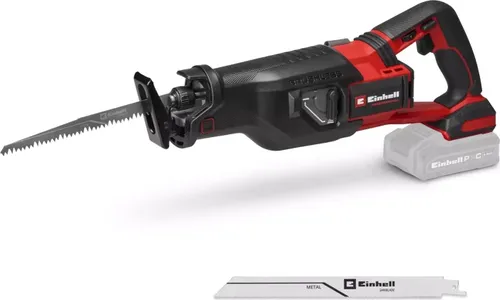 Einhell Akku-Säge TP-AP 18/32 Li BL - Solo, Professionelle Akku-Säbelsäge - Die Einhell Akku-Säbelsäge TP-AP 18/32 Li BL - Solo überzeugt mit einem bürstenlosen Motor für hohe Leistung und längere Laufzeit. Ideal für präzise Schnitte in Holz und Metall, flexibel einsetzbar dank werkzeuglosem Sägeblattwechsel.