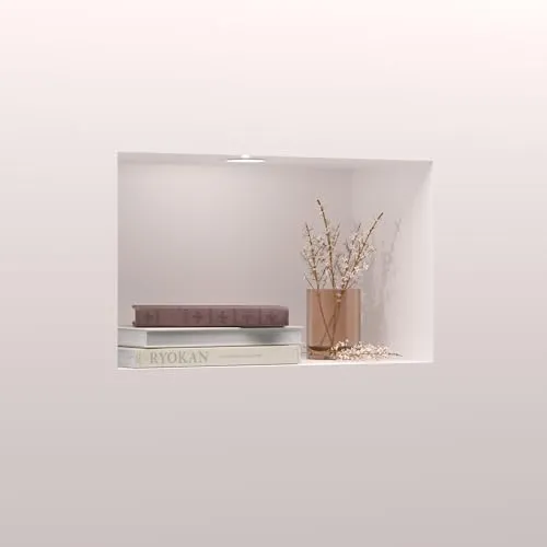 Knauf Wandnischen Set M - Regalträger & -stützen: Individuell anpassbares Wandnischen-System, das in nur 5 Minuten montiert werden kann und bis zu 80 kg trägt – ideal für kreative Wandgestaltungen.