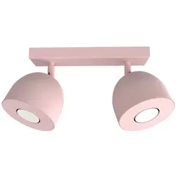 Lumicom Deckenleuchte Campanella, Pink, Rund, Metall - Die Campanella Deckenleuchte bietet funktionale Beleuchtung für Ihr Zuhause. Mit verstellbaren Strahlern und modernem Design passt sie ideal in jeden Raum und sorgt für eine angenehme Atmosphäre.