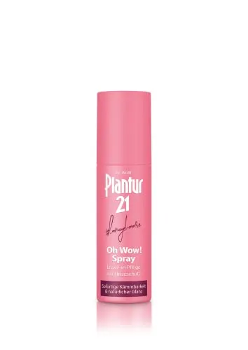 Plantur 21#langehaare Oh Wow! Spray - 1 x 100 ml - Leave-in Pflege mit Hitzeschutz | Sofortige Kämmbarkeit | Natürlicher Glanz