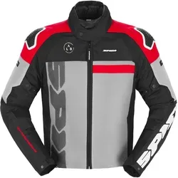 SpiDi Motorradjacke Progressive Net H2Out - Wasserdichte Motorrad Textiljacke mit herausnehmbarer Membrane, ideal für wechselnde Wetterbedingungen und hervorragende Belüftung dank 3D-Mesh-Einsätzen.