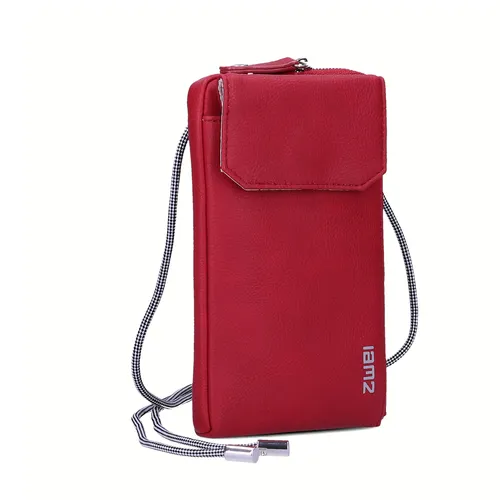 Mademoiselle.M MP30 Handytasche zum Umhängen - Umhängetasche & Geldbörse 2-in-1, mit umlaufendem Reißverschluss und verstellbarem Riemen für perfekten Tragekomfort und sicheren Schutz Ihres Smartphones.