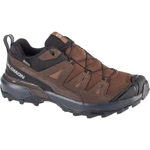 SALOMON Herren Multifunktionsschuhe X ULTRA 360 LTR GTX - Wanderschuhe mit GORE-TEX-Membran für wasserdichten Schutz, ideal für jedes Abenteuer. Robustes Leder und gedämpfte Zwischensohle sorgen für Stabilität und Komfort auf jedem Untergrund.