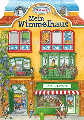 Mein Wimmelhaus. Liebevoll illustriert von Anne Suess: Wimmel-Bilderbuch für Kinder ab 3 Jahren (Wimmelbücher, Band 1)