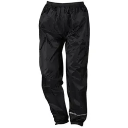 Nerve Easy Regenhose, Schwarz, XXXL - Motorradhosen, 100% wasserdicht mit verschweißten Nähten und Reflexstreifen für optimale Sichtbarkeit bei Regen.