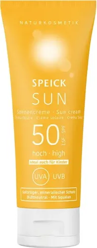 Speick Naturkosmetik Speick SUN Sonnencreme LSF 50+ 60 ml - Die Speick SUN Sonnencreme LSF 50+ bietet mineralischen Sonnenschutz für Gesicht und Körper. Wasserfest, zieht schnell ein und ist für alle Hauttypen geeignet. Schützt zuverlässig und hinterlässt keine Rückstände.