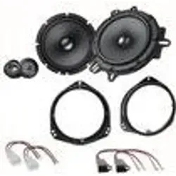 Pioneer TS-A1600C Lautsprecher Set für Opel - Hochwertiges 2-Wege Lautsprecher Set für Opel-Fahrzeuge. Ideal für den Austausch des Soundsystems. Inklusive Adapter und Anschlusskabel für einfachen Einbau.