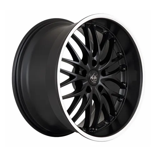 Barracuda Voltec T6 Alufelge 9x19" ET38 - Felgen für sportliche Autos, Highgloss-black Inox-Lip für einen eleganten Look und maximale Traglast von 725 kg.