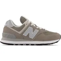 New Balance Damen Sneaker 574 in Grau Silber - 36.5 EU - Stylische Sneakers für Damen, ideal zum Gehen und für den Beruf. Mit hochwertigem Wildleder und Textil für optimalen Komfort und Atmungsaktivität.