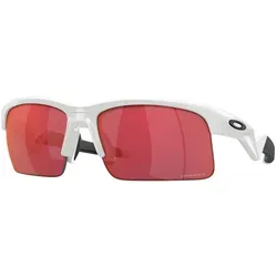 Oakley Capacitor Youth Fit OJ9013 03 - Sportbrille in Glanz Weiß - Sportbrille für Kinder mit UV-Schutz und rutschfestem Sitz, perfekt für aktive Sportarten.