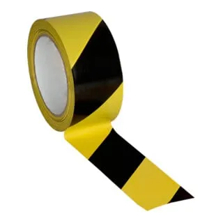 EICHNER Bodenmarkierungsband gelb-schwarz 5,0 cm x 33,0 m - Hochwertiges Warnklebeband in Gelb-Schwarz, ideal für sichere Bodenmarkierungen. Langlebig und wetterfest, perfekt für Industrie und Veranstaltungen.
