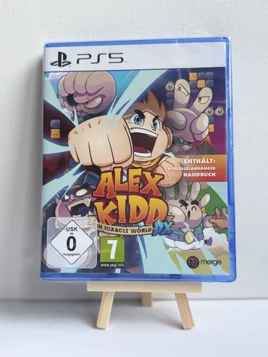 Alex Kidd in Miracle World DX - PS5 [EU Version] - PC- & Videospiele, erlebe die atemberaubende Neuauflage mit HD-Grafik und nostalgischem 8-Bit-Modus für unvergessliche Bosskämpfe und neue Level!