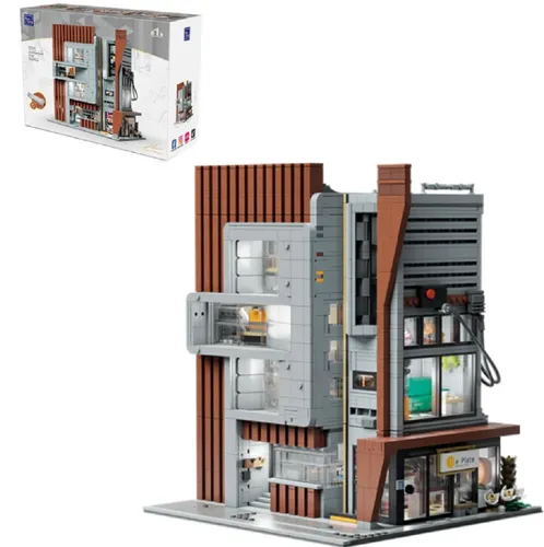 Pantasy Architektur Studio 85041 - Modular Building mit 3.427 Teilen - Modularer Baukasten für kreative Bauprojekte, kompatibel mit LEGO und anderen Marken. Fördert die Kreativität und das räumliche Denken. Ideal für Bauenthusiasten ab 12 Jahren.