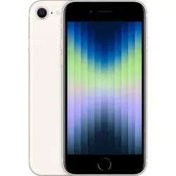 Apple iPhone SE - 64 GB Smartphone in Weiß, A15 Bionic Chip, 5G und herausragende Fotofunktionen für atemberaubende Bilder und Videos