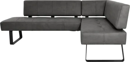 K+W Komfort & Wohnen Eckbank Spider II, Sitzsteppung, bequem durch Sandwichbauweise, 2 Stellmaße