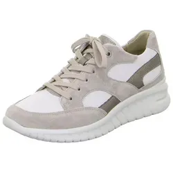 Hartjes Schnürer Wave birke-beige Gr. 38 - Lässige Schnürer aus weichem Leder mit zusätzlichem Reißverschluss für einfaches An- und Ausziehen. Optimaler Sitz durch individuelle Schnürung.