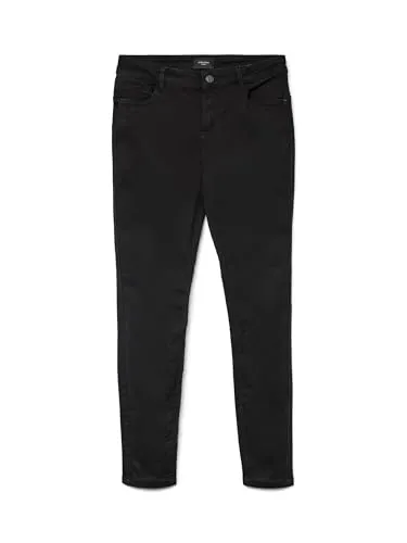 Stretch-Jeans VERO MODA "VMSEVEN SHAPE UP" für Damen - Damenjeans mit Shaping-Effekt im 5-Pocket-Style, aus angenehm stretchy Denim für perfekten Sitz und hohen Tragekomfort.