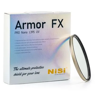 NiSi Armor FX UV Filter 67mm – Explosionssicherer UV-Schutzfilter - Foto UV-Filter mit explosionsgeschütztem Design, das Ihr Objektiv vor Stößen schützt und gleichzeitig Blendeffekte minimiert.