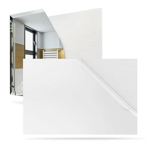Termofol Heizfolie 230v unter Wandspiegel - Heizmatte Anti-Dampf fur Badezimmer - Badspiegel Heizung Elektrisch - Spiegelheizung Wandheizung Folie - Rechteckig - 70x90 cm(108W)